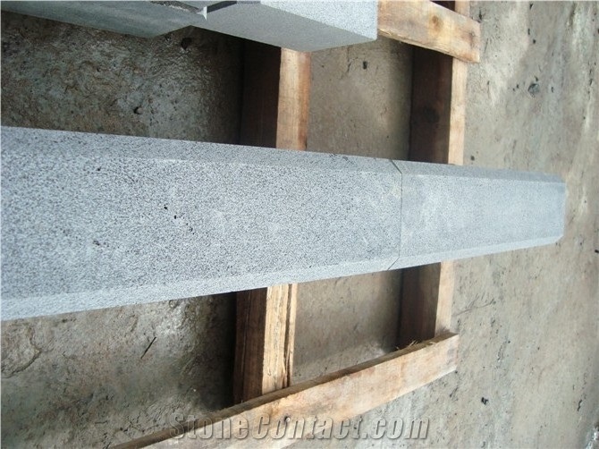 Hainan Black Basalt Sawn 400 Grit Kerbstone, China Black Basalt, Dark Bluestone Kerbstone
