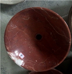 Hot Sale Red Onyx Bathroom Washing Round Sinks