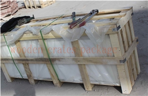 Han White Marble Carving Fireplace Mantel Western Stlye Low Price