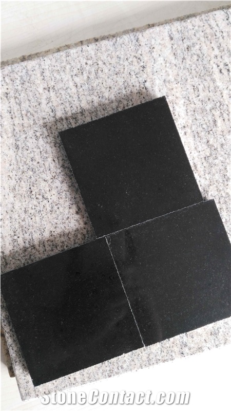 Weichang Black Basalt New G684 Water Jet Surface Slabs Tiles Low Price