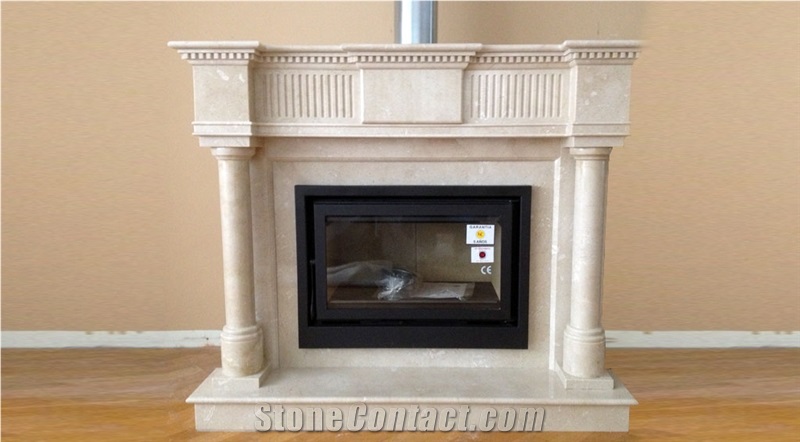 Caliza Capri Fireplace Design