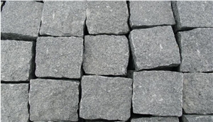 G654 Grey Granite Cobble Stone, Cube Stone & Pavers