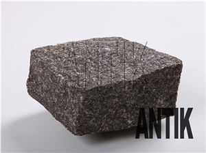 Black Granite Cubestone,Cubes, Cobbles, Pavers, Paving Stone, Gabbro Antik Nero Black Granite Paving Stone