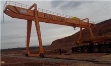 Factory Block Loading Gantry Cranes from Turkey Factory Block Loading Gantry Cranes from Turkey