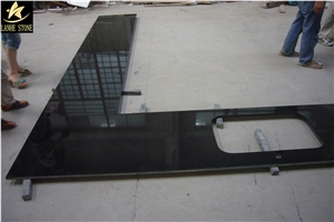 Shanxi Black Granite Countertop,Absolute Black Counter Top,Kitchen Countertops,Custom Countertops