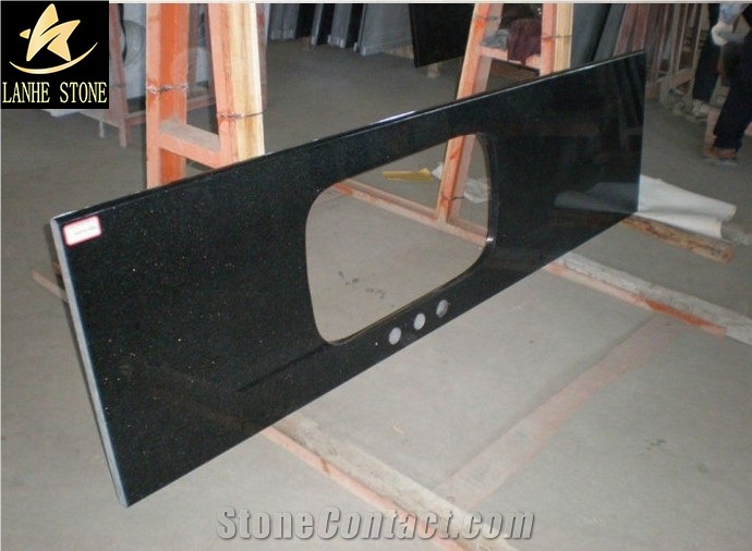 Shanxi Black Granite Countertop,Absolute Black Counter Top,Kitchen Countertops,Custom Countertops