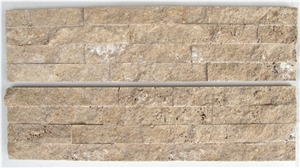 Beige Yellow Travertine Cultured Stone, Ledge Stone, Wall Cladding Beige Yellow Travertine Cultured Stone, Ledge Stone, Wall Cladding