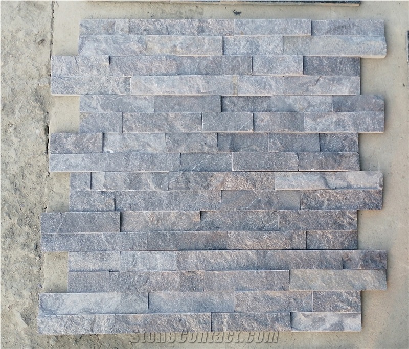 Blue Quartzite Wall Stone Cladding Corner Prices, Cultured Stone, Stacked Stone Veneer Walls, Ledge Stone Tile, Field Stone, Stone Backsplash