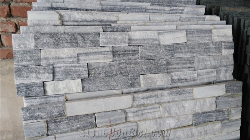 Cloudy White Wall Stone Cladding Prices, Cultured Stone, Stacked Stone Veneer Walls, Ledge Stone Tile, Field Stone, Stone Backsplash