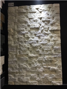 Cs-044 White Quartzite Wall Stone Cladding, Cultured Stone, Ledge Stone, Stacked Stone Veneer, Corner Stone