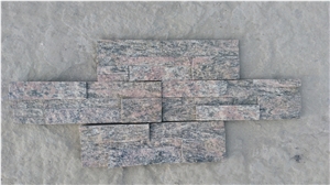 Discounted Red Granite Stacked Ledge Stone Veneer