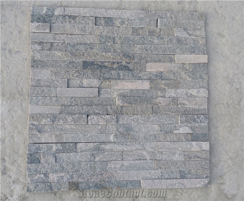 Discounted Stacked Stone Walls, Pink Quartzite Cultured Stone,Ledge