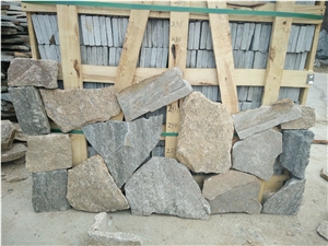 Grey Quartzite Random Flagstones, Flagstone Patio,Grey Irregular Flagstones,Random Stone Patio Pavers,Crazy Stone, Landscaping Stones