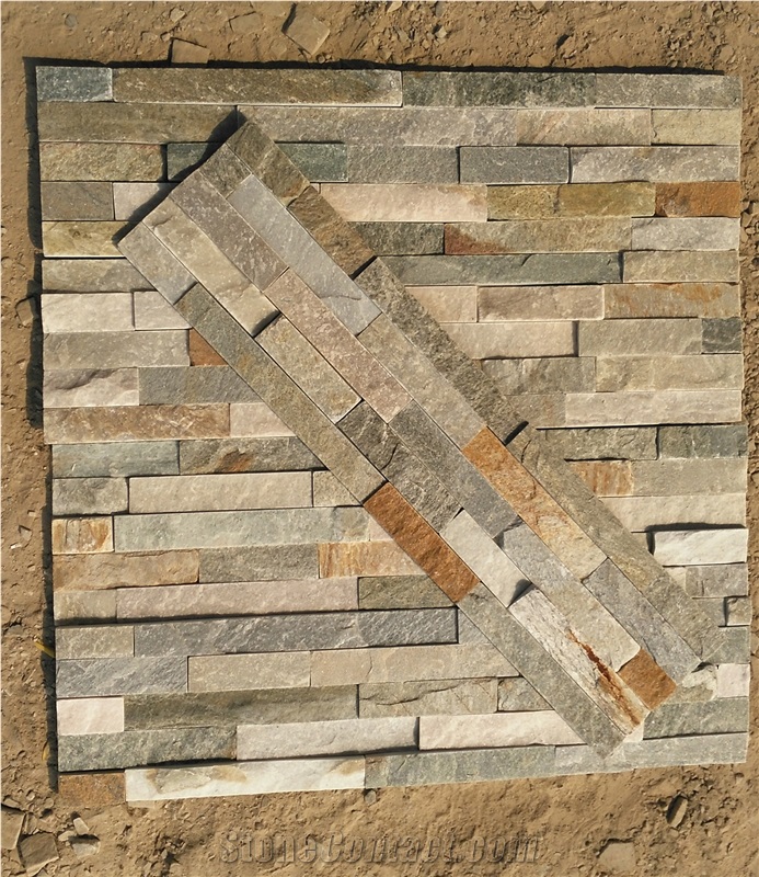 P014 Slate Wall Stone Cladding Corner Prices, Cultured Stone, Stacked Stone Veneer Walls, Ledge Stone Tile, Field Stone, Stone Backsplash