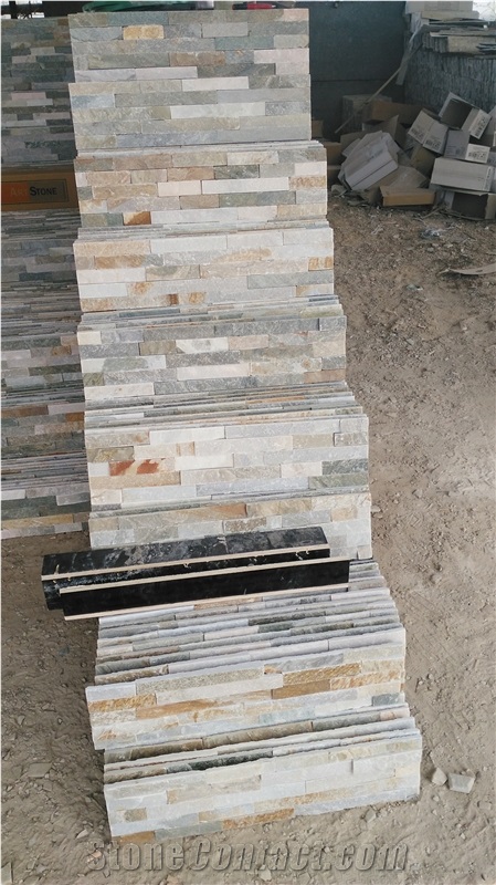P014 Slate Wall Stone Cladding Corner Prices, Cultured Stone, Stacked Stone Veneer Walls, Ledge Stone Tile, Field Stone, Stone Backsplash