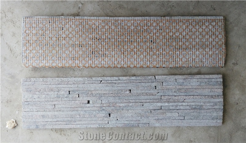 Pink Quartzite Wall Stone Cladding, Corner Prices, Cultured Stone, Stacked Stone Veneer Walls, Ledge Stone Tile, Field Stone, Stone Backsplash