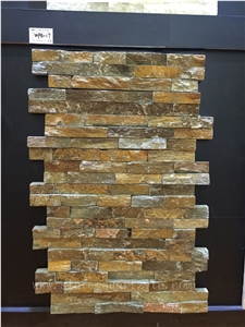 Wpb-17 Rusty Qaurtzite Wall Stone Cladding, Cultured Stone, Stacked Stone Veneer, Ledge Stone, Field Stone
