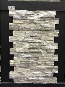 Wpb-59 Black White Vein Marble Split Face,Wall Stone Cladding, Cultured Stone, Stacked Stone Veneer, Ledge Stone, Field Stone