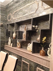 Royal River Black Marble Building & Walling, Marble Wall Covering Tiles, Marble Floor Covering Tiles
