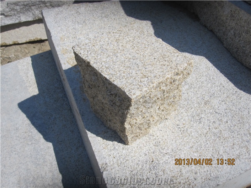 G350 Granite Pavers & Cubes, G350 Pavers & Cubes, Granite Pavers & Cubes, Yellow Granite Pavers & Cubes