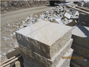 G350 Granite Pavers & Cubes, G350 Pavers & Cubes, Granite Pavers & Cubes, Yellow Granite Pavers & Cubes