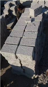 G359 White Granite Cubes, G359 Granite White Cubes Bush-Hammered, White Cubes, Granite Pavers