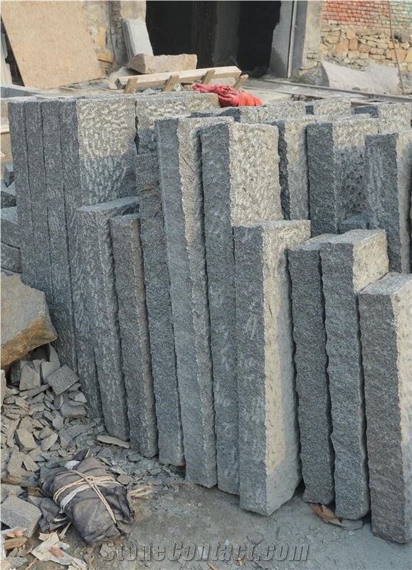 G399 Granite Kerbstone, Pineappled Grey Granite Kerbs, G399 Kerbstone, Granite Kerbstone