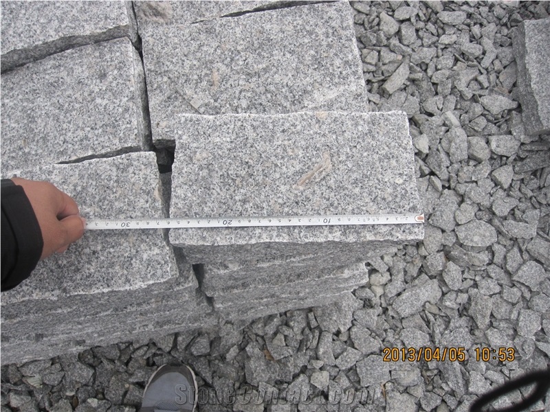 Lowset Price Granite G341 Pavers/Cube Stone, China Granite Cbue Stone/Pavers, G341 Pavers/Cube Stone, Grey Granite Pavers/Cube Stone