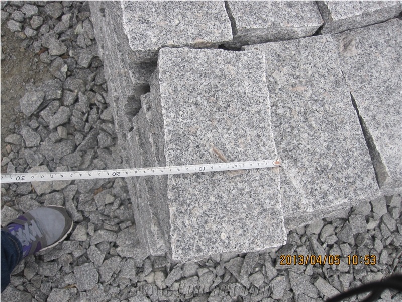 Lowset Price Granite G341 Pavers/Cube Stone, China Granite Cbue Stone/Pavers, G341 Pavers/Cube Stone, Grey Granite Pavers/Cube Stone