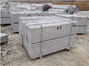 Type a Granite Kerbstone, China Granite Kerbstone, G341 Kerbstone, Granite G341 Kerbstone, Grey Granite Kerbstone