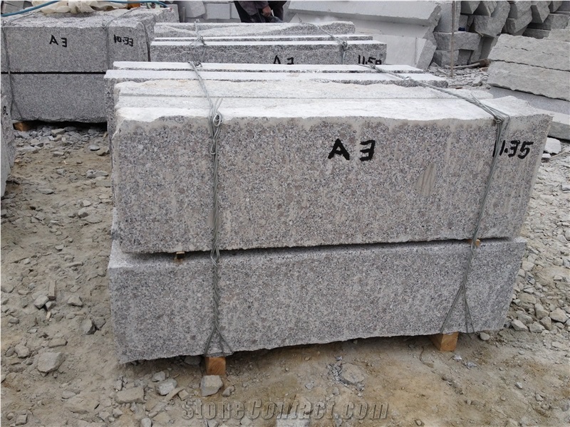 Type a Granite Kerbstone, China Granite Kerbstone, G341 Kerbstone, Granite G341 Kerbstone, Grey Granite Kerbstone