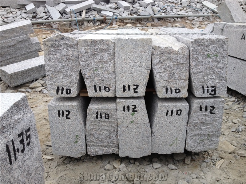 Type a Granite Kerbstone, China Granite Kerbstone, G341 Kerbstone, Granite G341 Kerbstone, Grey Granite Kerbstone