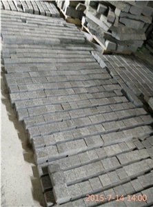 G684 Black Basalt Wellest Cube Stone, Black Paving Stone