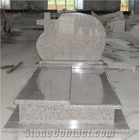 G664 Pink Granite Tombstones Granite Design