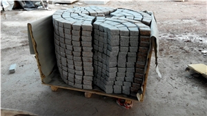 Granite Cube Stone G654 + G562 Mesh Pavers Cobble Stone, Granite Mesh Walkway, Driveway
