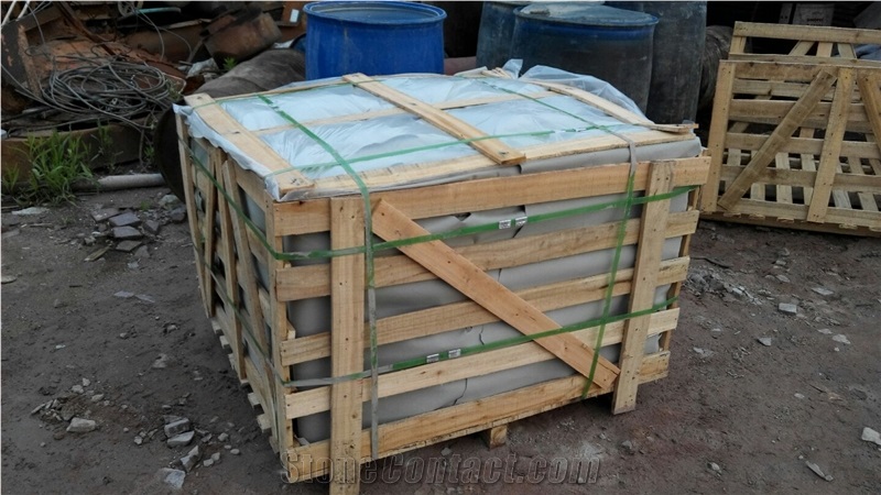 Granite Cube Stone G654 + G562 Mesh Pavers Cobble Stone, Granite Mesh Walkway, Driveway