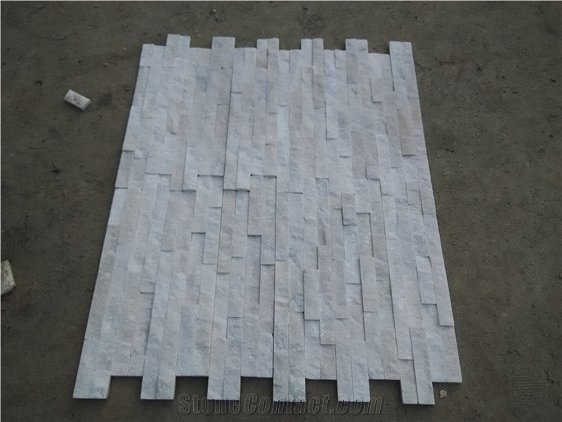 White Quartzite Culture Stone,Cultured Stone for Wall Cladding