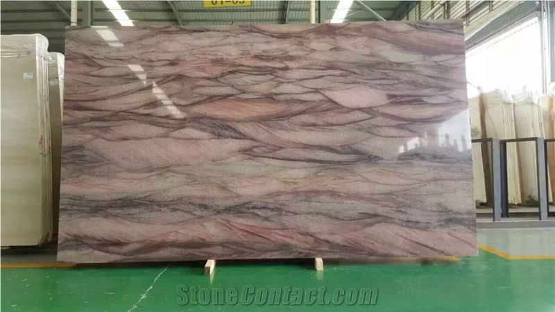 Red Colinas Quartzite Slabs and Tiles, Red Colinar Stone, Bookmatching Stone