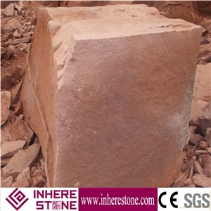 China Natural Sandstone, Red Sandstone Blocks, Cheap Blocks