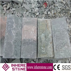 China Slate Mushroom Stone, Cheapest Grey Wall Stones, Grey Mushroom Stone