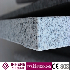 G603 Grey Granite Kitchen Countertop, Light Grey Countertop with Laminated Straight Edge