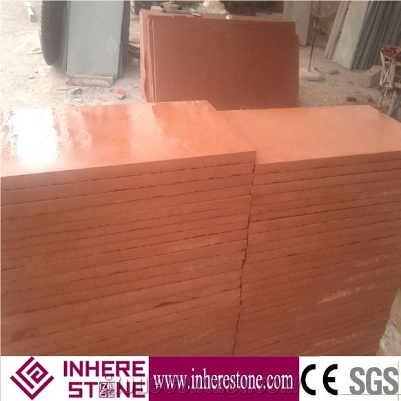Red Sandstone Slabs & Tiles, China Red Sandstone