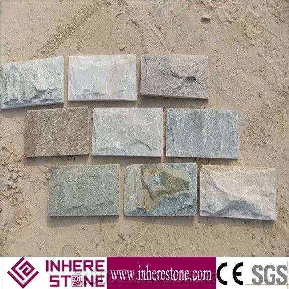 Split Face Slate Mushroom Stone for Wall Cladding
