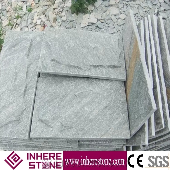 Split Face Slate Mushroom Stone, Slate Mushroom Wall Cladding, Mushroomed Stone