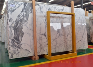 Italy Arabescato Marble Tile & Slab Export from China, Italy White Marble