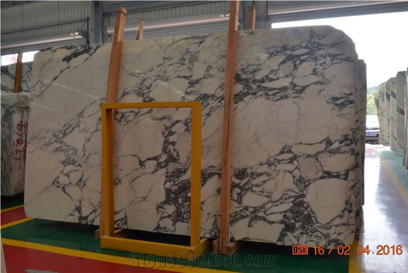 Italy Arabescato Marble Tile & Slab Export from China, Italy White Marble
