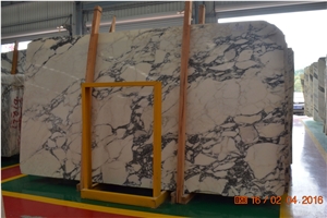 Italy Arabescato Marble Tile & Slab Export from China, Italy White Marble