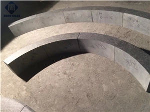 G684 China Black Basalt Kerbstone /Road Stone