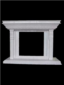 White Fireplace, Carved Fireplace, Fireplace Mantel, Fireplace Cover