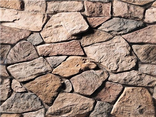 Antique Style-Copper Brown Stacked Stone Veneer /Cultured Stone /Stacked Stone Wall Panel/Wall Cladding